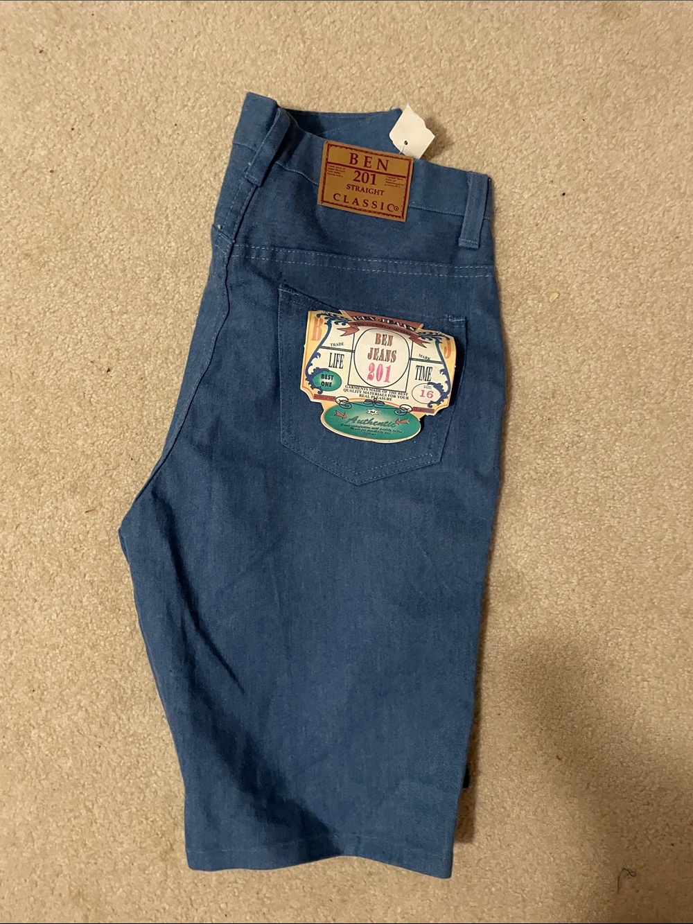 201 Classic Straight Men's Jeans - Blue